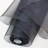 100cm*114cm Black Silk Fabric Mulberry Silk Organza Fabric Tecido Fashion Gauze Lining Material Tulle - Image 3