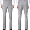 Mens 3 Piece Slim Fit Suit Set, 2 Button Solid Blazer Jacket Vest Pants Business Tuxedo - Image 4