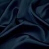 44\'\' Width 30 Momme 100% Pure Silk Fabric 6A Grade Natural Mulberry Charmeuse Fabric for Sewing Pajamas,Pillowcase,Clothes DIY Crafts(Navyblue,1Yd) - Image 3