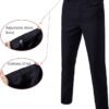 WULFUL Men’s Slim Fit Suit One Button 3-Piece Blazer Dress Business Wedding Party Jacket Vest & Pant - Image 6