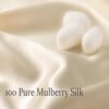 100% Pure Mulberry Silk Fabric 44\'\' Width 16m/m Charmeuse Stain Silk by 1 Yard for Pajamas,Shirt or DIY Crafts(Pink) - Image 3