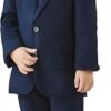 Boy\'s Suit Formal Slim Fit 5 Pieces Suit Set Blazer Vest Pants with Adjustable Waist Shirt with Tie - Image 6