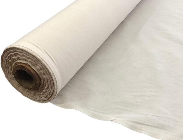 AK TRADING CO. AK Trading 60\" Wide Natural Muslin, 100% Cotton Fabric, Unbleached-5 Yards