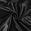 MLMW Christmas Black Satin Fabric 6 Yards 60\" Wide Silky Charmeuse Satin Fabric by The Yard Continuous Fabric for Halloween Wedding Dress, Thanksgiving Party Decorations, Sewing, Backdrop - Image 5