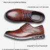 Men’s Dress Shoes Casual Business Oxford Derby Orthopedic Leather Shoes Comfortable Walking Shoes Office Loafers Work Flats - Image 2