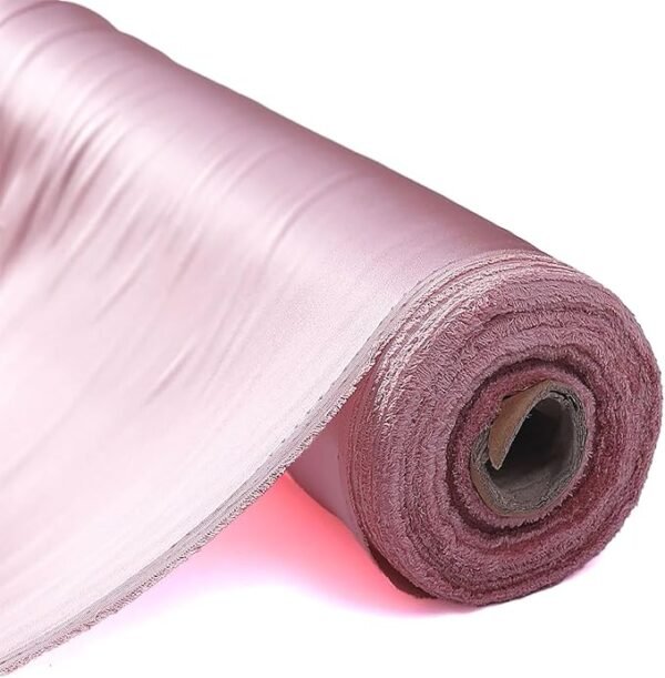 100% Pure Mulberry Silk Fabric 44\'\' Width 16m/m Charmeuse Stain Silk by 1 Yard for Pajamas,Shirt or DIY Crafts(Pink)