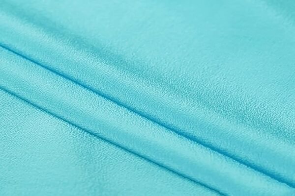 16m/m 100 Pure Mulberry Silk Crepe de Chine Silk Fabric for Dresses, Pajamas, Chinese style clothing or DIY Crafts 45\" Wide Sold by 1 Yard(Azure)