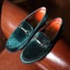 COSIDRAM Mens Dress Shoes Loafers Business Classic Suede Luxury Copper Chain Party Wedding Moccasins for Male - Image 4