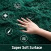 Merelax Soft Modern Indoor Shaggy Area Rug for Bedroom Livingroom Dorm Kids Room Home Decorative, Non-Slip Plush Fluffy Furry Fur Rugs Comfy Nursery Accent Floor Carpet 2x3 Feet, Deep Green - Image 4