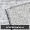 5x7 Area Rugs for Living Room, Machine Washable Non Slip Area Rug Modern Abstract Indoor Rug Carpet Ultra Soft Rugs for Bedroom Dining Room Playroom Bedside Office, Grey - Image 5