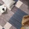 Rugshop Modern Boxes Design Non-Slip Area Rug 3\'3\" x 5\' Blue - Image 4