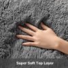 Ophanie Area Rugs for Bedroom Living Room, Grey Fluffy Fuzzy Shag Shaggy Soft Plush Carpet, 4x6 Indoor Floor Gray Rug for Kids Home Dorm Decor Aesthetic - Image 2