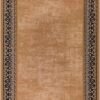 Antep Rugs Alfombras Bordered Modern 5x7 Non-Slip (Non-Skid) Low Pile Rubber Backing Indoor Area Rug (Gold Brown, 5\' x 7\') - Image 4