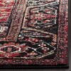 SAFAVIEH Vintage Hamadan Collection Area Rug - 10\'6\" x 14\', Red & Multi, Oriental Traditional Persian Design, Non-Shedding & Easy Care, Ideal for High Traffic Areas in Living Room, Bedroom (VTH215A) - Image 4