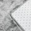 Large Shag Area Rugs 6 x 9, Tie-Dyed Plush Fuzzy Rugs for Living Room, Ultra Soft Fluffy Furry Rugs for Bedroom, Indoor Carpet Nursery Rugs for Kids Room Home Decor, Light Grey - Image 5