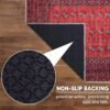 Keen Home Design Machine Washable Area Rugs with Non-Slip Backing, Ideal for Hallway, Living Room, Bedroom, Kitchen and Laundry Room, Vintage Moroccan and Low Pile Rug (3\' x 5\') - Image 5