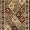 Superior Indoor Area Rug, Traditional Floral Classic Floor Decor for Bedroom, Entryway, Hallway, Office, Living/Dining, Plush Carpet Cover, Palmyra Collection, 4\' x 6\', Chocolate - Image 3