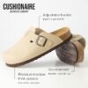 CUSHIONAIRE Hana Slip-On Buckle Clog with Cork Footbed +Memory Foam, Wide Widths Available - Image 4