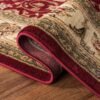 SAFAVIEH Lyndhurst Collection Area Rug - 10\' x 14\', Red & Ivory, Traditional Oriental Design, Non-Shedding & Easy Care, Ideal for High Traffic Areas in Living Room, Bedroom (LNH312A) - Image 5