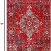 SAFAVIEH Vintage Hamadan Collection Area Rug - 10\'6\" x 14\', Red & Multi, Oriental Traditional Persian Design, Non-Shedding & Easy Care, Ideal for High Traffic Areas in Living Room, Bedroom (VTH222A) - Image 2