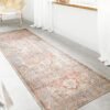 Loloi II Loren Terracotta/Sky 5\'-0\" x 7\'-6\" Area Rug - Image 5