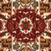 Antep Rugs Alfombras Oriental Traditional 5x7 Non-Skid (Non-Slip) Low Profile Pile Rubber Backing Indoor Area Rugs (Maroon, 5\' x 7\') - Image 3