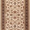 Well Woven Barclay Collection Sarouk Ivory 6x9 Area Rug - for Living Room, Bedroom, and Dining Room - Image 3