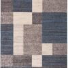 Rugshop Modern Boxes Design Non-Slip Area Rug 3\'3\" x 5\' Blue - Image 3