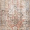 Loloi II Loren Terracotta/Sky 5\'-0\" x 7\'-6\" Area Rug - Image 4